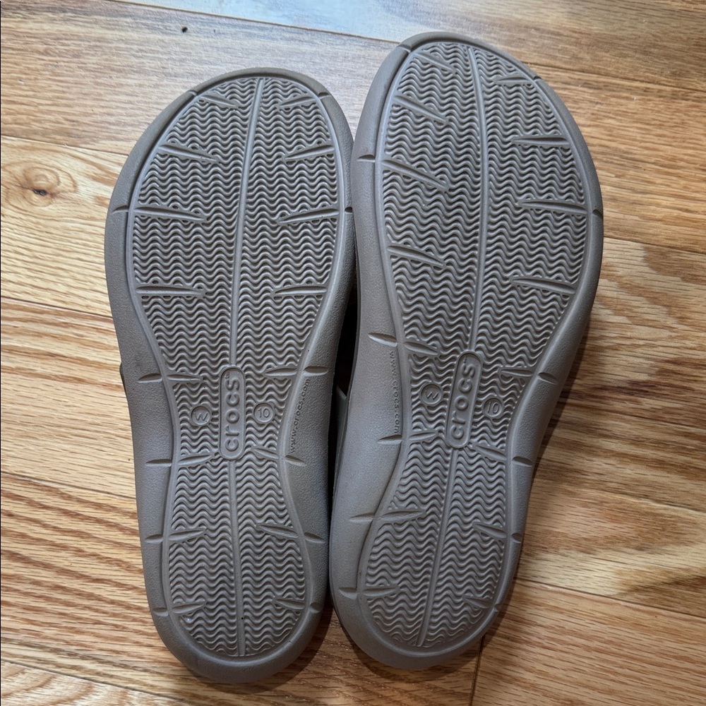 CROCS Women's Charcoal Sandals - Picture 3 of 3